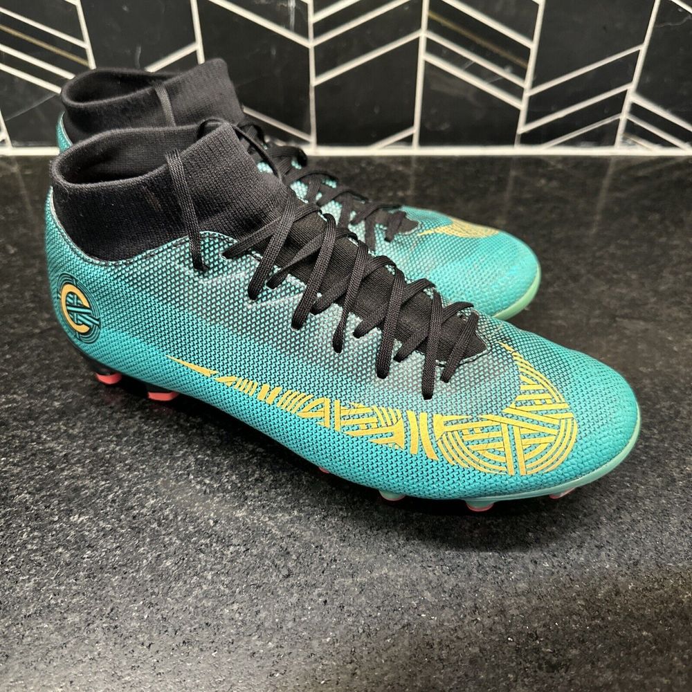 Nike Mercurial Superfly 6 Academy CR7 Jade Neon Size 6.5 AJ3551 390 RARE